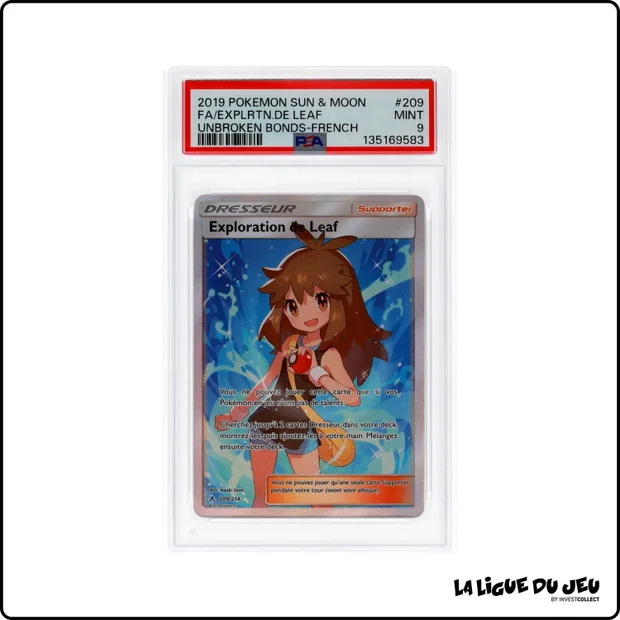 Ultra - Dresseur - Alliance Infaillible - Exploration de Leaf - 209/214 - PSA 9 - Français