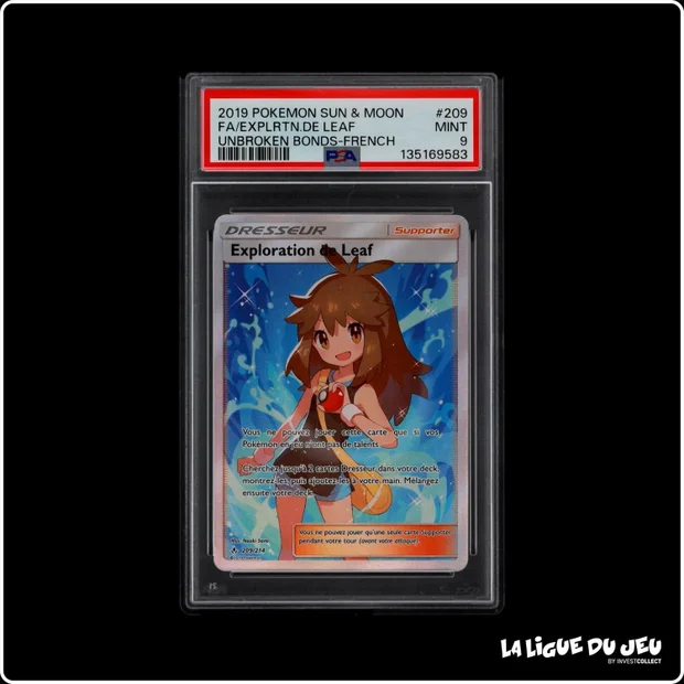 Ultra - Dresseur - Alliance Infaillible - Exploration de Leaf - 209/214 - PSA 9 - Français