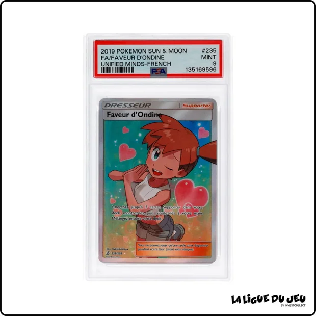 Ultra - Dresseur - Harmonie des Esprits - Faveur d'Ondine - 235/236 - PSA 9 - Français