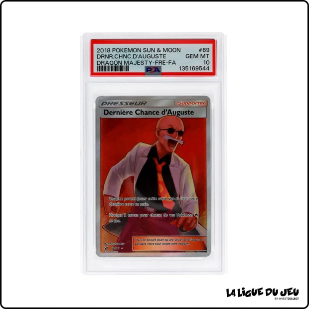 Ultra - Dresseur - Majesté des Dragons - Dernière Chance d'Auguste - 69/70 - PSA 10 - Français