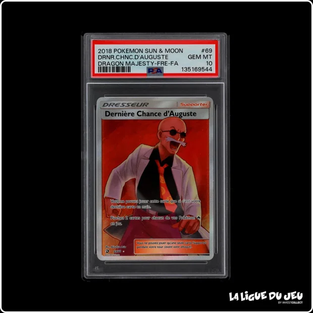 Ultra - Dresseur - Majesté des Dragons - Dernière Chance d'Auguste - 69/70 - PSA 10 - Français