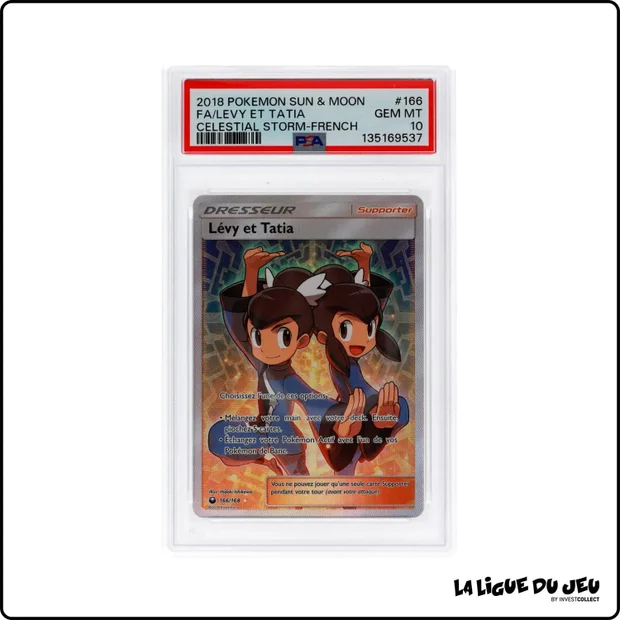 Ultra - Dresseur - Tempête Céleste - Lévy et Tatia - 166/168 - PSA 10 - Français