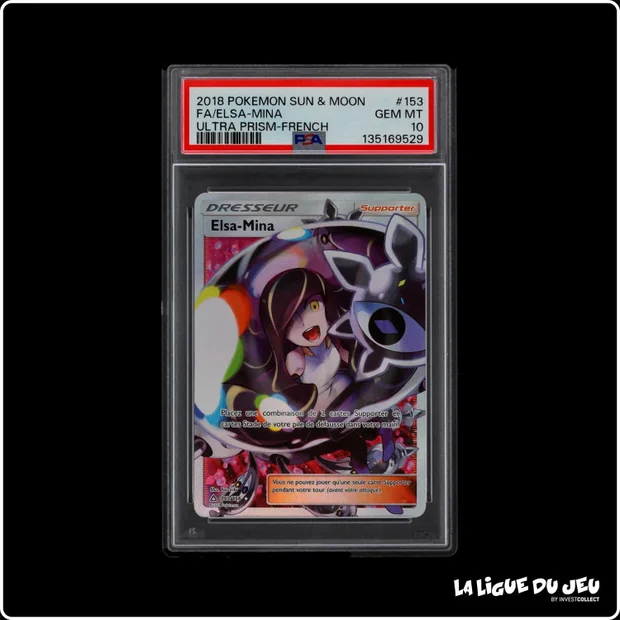 Ultra - Dresseur - Ultra Prisme - Elsa-Mina - 153/156 - PSA 10 - Français