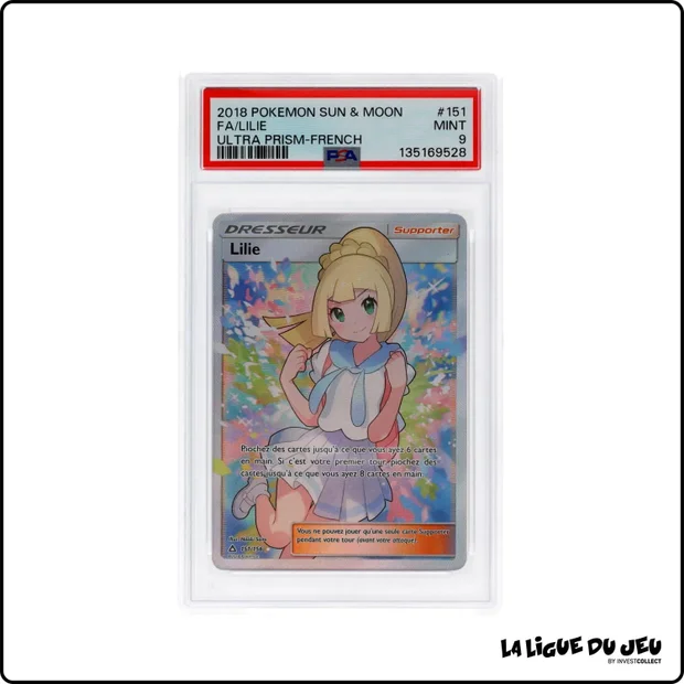 Ultra - Dresseur - Ultra Prisme - Lilie - 151/156 - PSA 9 - Français