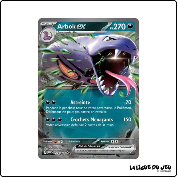 Ultra - Pokemon - 151 - Arbok-ex 24/165