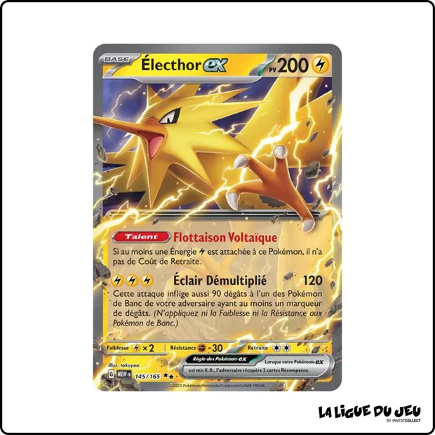 Ultra - Pokemon - 151 - Électhor-ex 145/165
