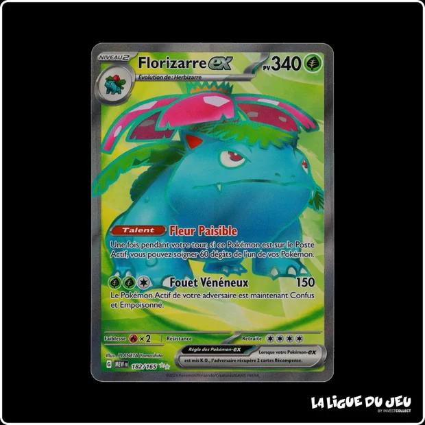 Ultra - Pokemon - 151 - Florizarre-ex 182/165