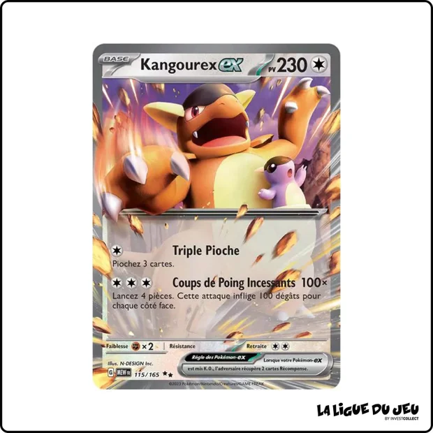 Ultra - Pokemon - 151 - Kangourex-ex 115/165