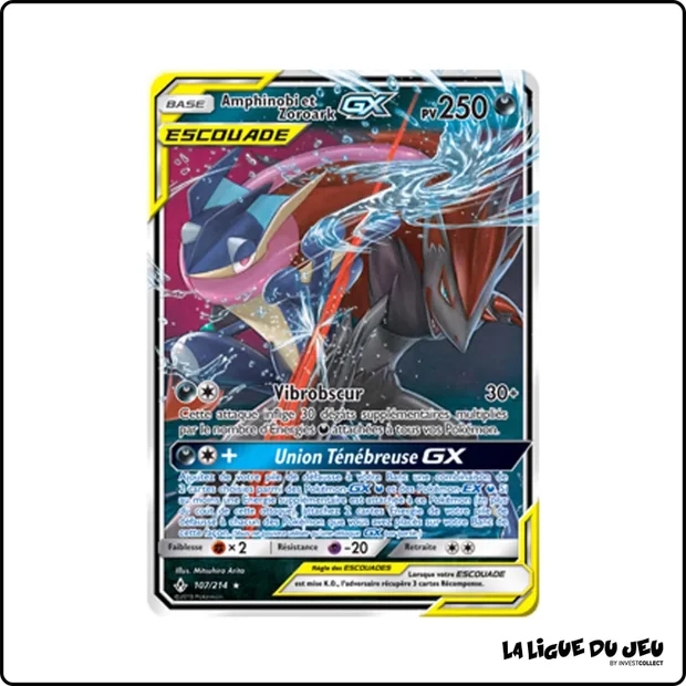 Ultra - Pokemon - Alliance Infaillible - Amphinobi et Zoroark GX 107/214
