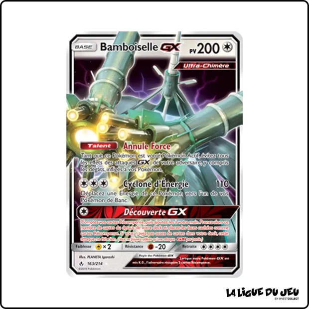 Ultra - Pokemon - Alliance Infaillible - Bamboiselle GX 163/214
