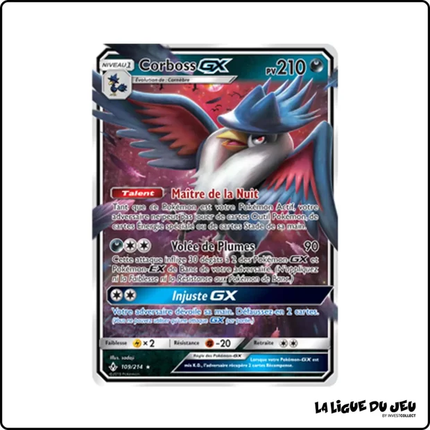 Ultra - Pokemon - Alliance Infaillible - Corboss GX 109/214