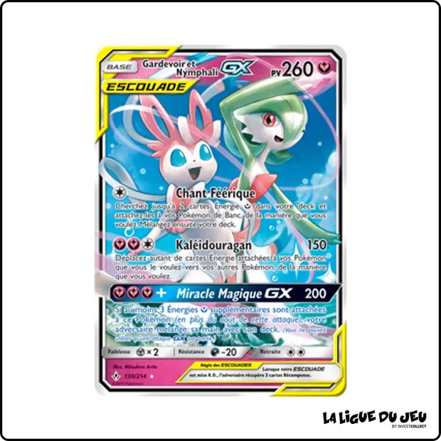 Ultra - Pokemon - Alliance Infaillible - Gardevoir et Nymphali GX 130/214