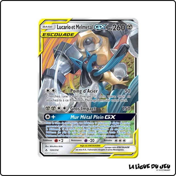 Ultra - Pokemon - Alliance Infaillible - Lucario et Melmetal GX 120/214