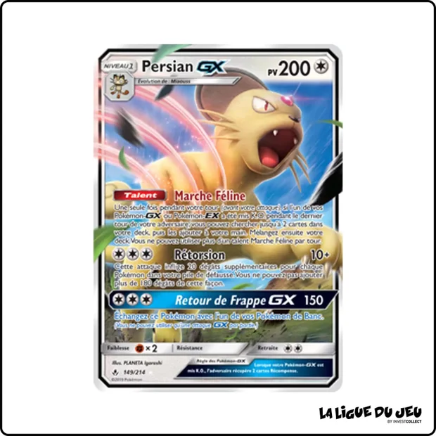 Ultra - Pokemon - Alliance Infaillible - Persian GX 149/214