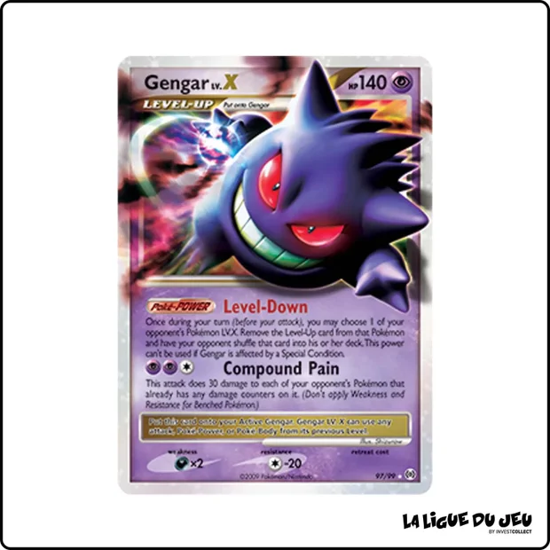 Ultra - Pokemon - Arceus - Gengar LV.X 97/99