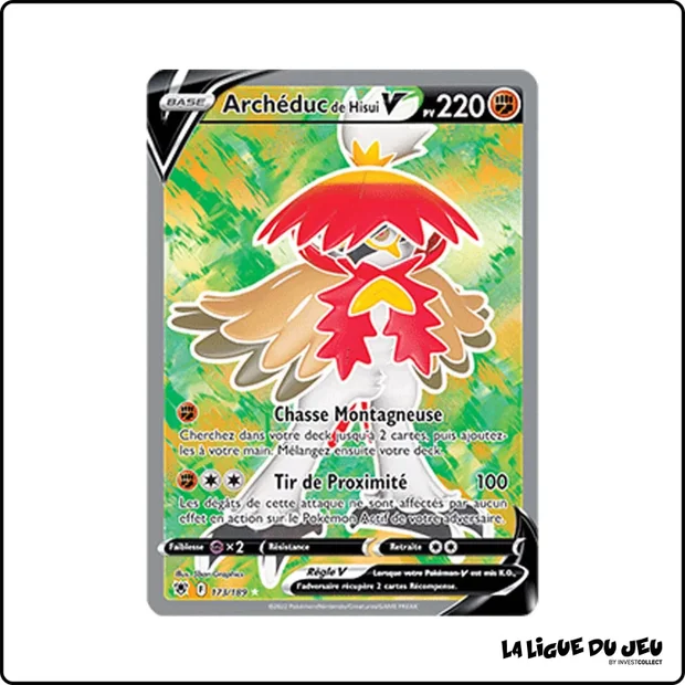 Ultra - Pokemon - Astres Radieux - Archéduc de Hisui V 173/189