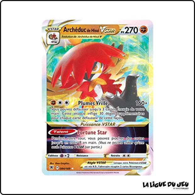 Ultra - Pokemon - Astres Radieux - Archéduc de Hisui VSTAR 84/189
