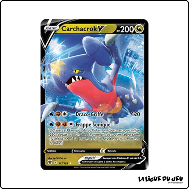 Ultra - Pokemon - Astres Radieux - Carchacrok V 117/189