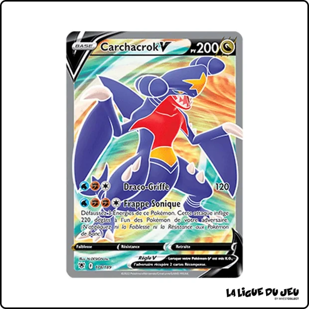 Ultra - Pokemon - Astres Radieux - Carchacrok V 178/189