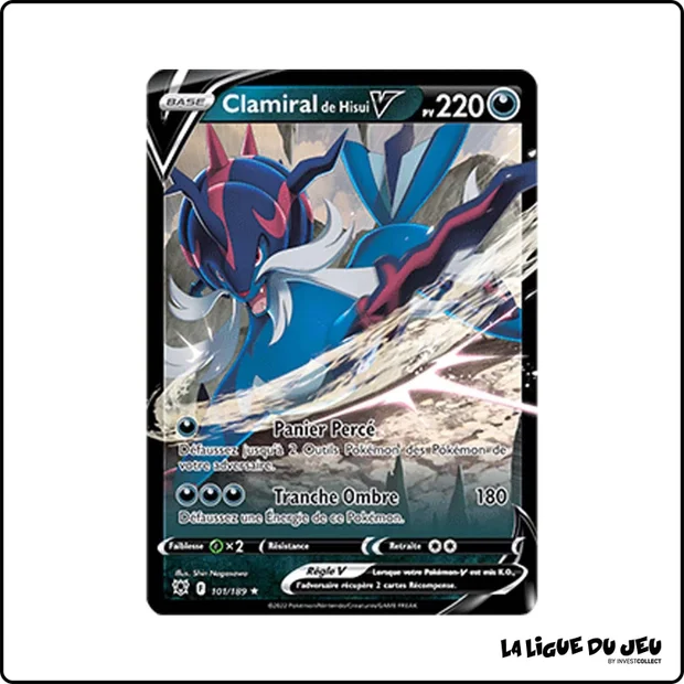 Ultra - Pokemon - Astres Radieux - Clamiral de Hisui V 101/189