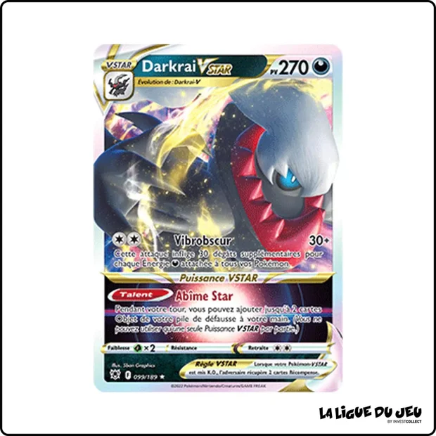 Ultra - Pokemon - Astres Radieux - Darkrai VSTAR 99/189