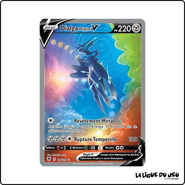 Ultra - Pokemon - Astres Radieux - Dialga Originel V 177/189