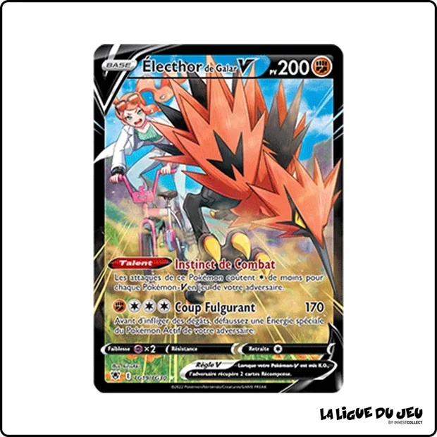 Ultra - Pokemon - Astres Radieux - Électhor de Galar V TG19/TG30