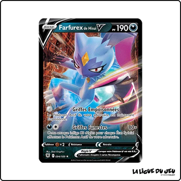 Ultra - Pokemon - Astres Radieux - Farfurex de Hisui V 94/189