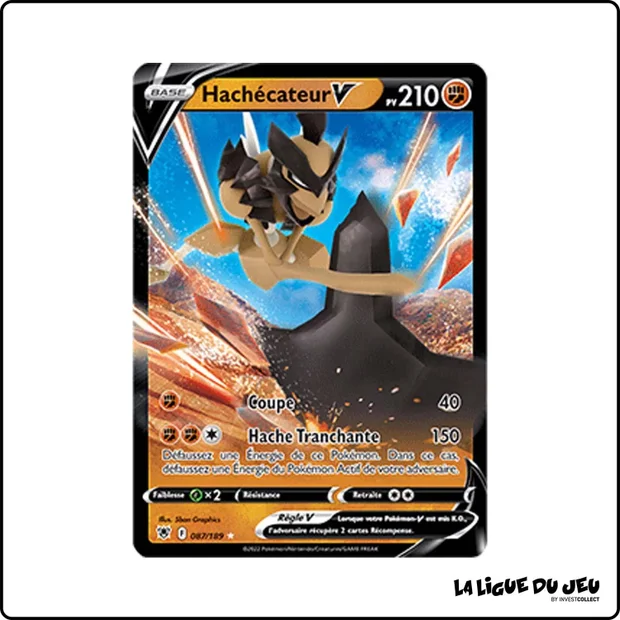 Ultra - Pokemon - Astres Radieux - Hachécateur V 87/189