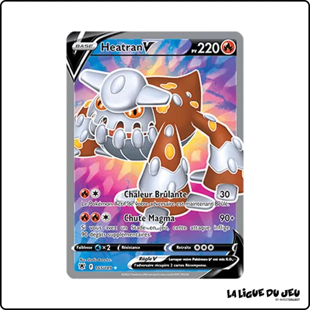 Ultra - Pokemon - Astres Radieux - Heatran V 165/189