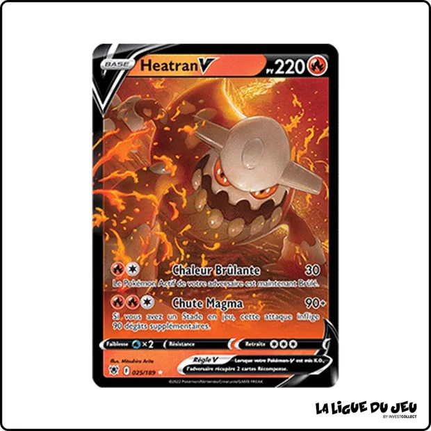 Ultra - Pokemon - Astres Radieux - Heatran V 25/189