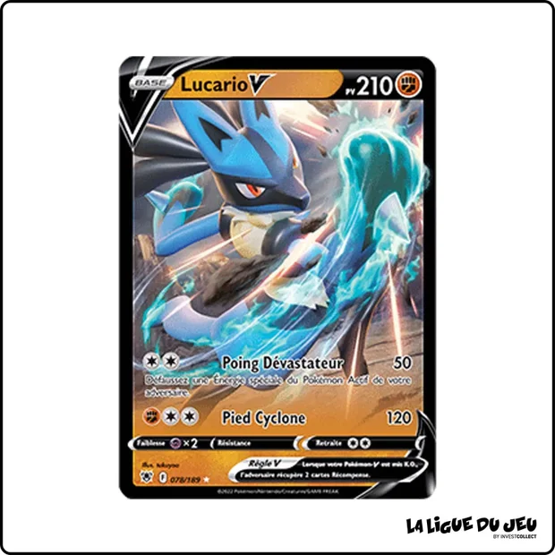 Ultra - Pokemon - Astres Radieux - Lucario V 78/189