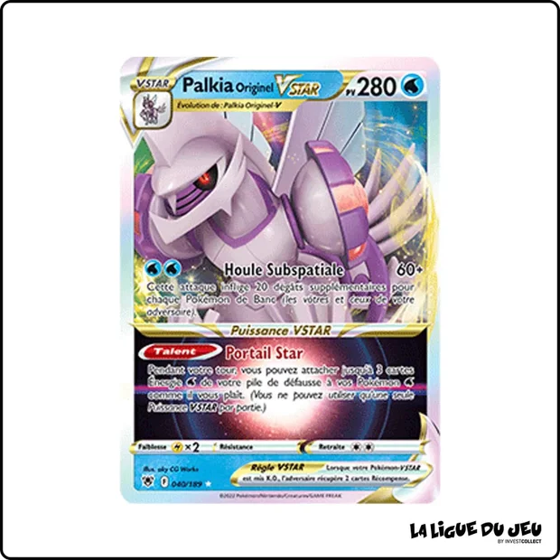 Ultra - Pokemon - Astres Radieux - Palkia Originel VSTAR 40/189