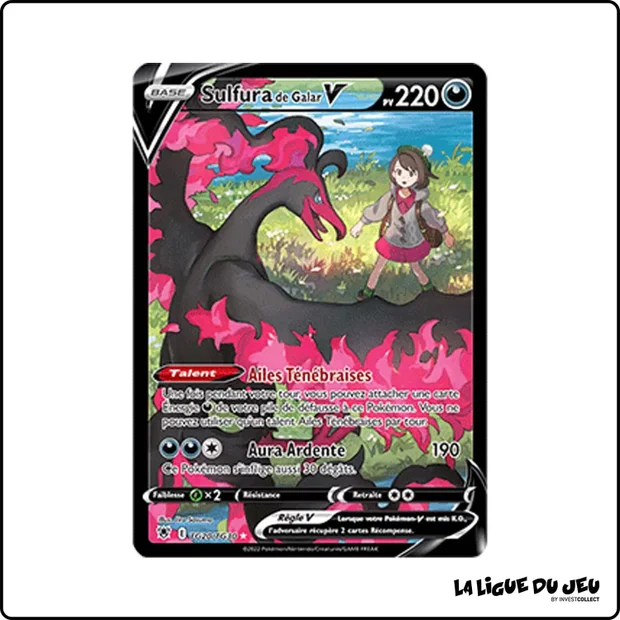 Ultra - Pokemon - Astres Radieux - Sulfura de Galar V TG20/TG30