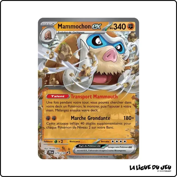 Ultra - Pokemon - Aventures Ensemble - Mammochon ex 79/159