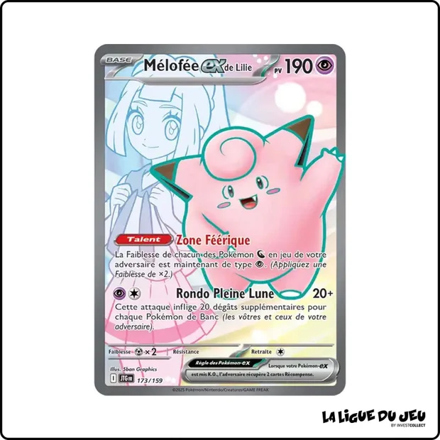 Ultra - Pokemon - Aventures Ensemble - Mélofée ex de Lilie 173/159