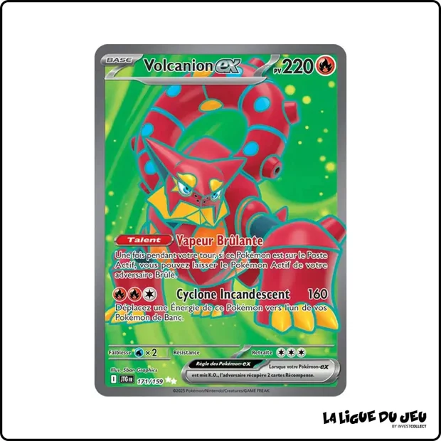Ultra - Pokemon - Aventures Ensemble - Volcanion ex 171/159
