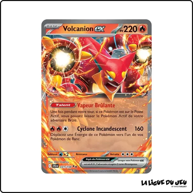 Ultra - Pokemon - Aventures Ensemble - Volcanion ex 31/159