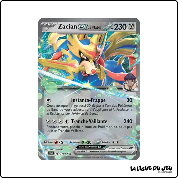 Ultra - Pokemon - Aventures Ensemble - Zacian ex de Nabil 111/159