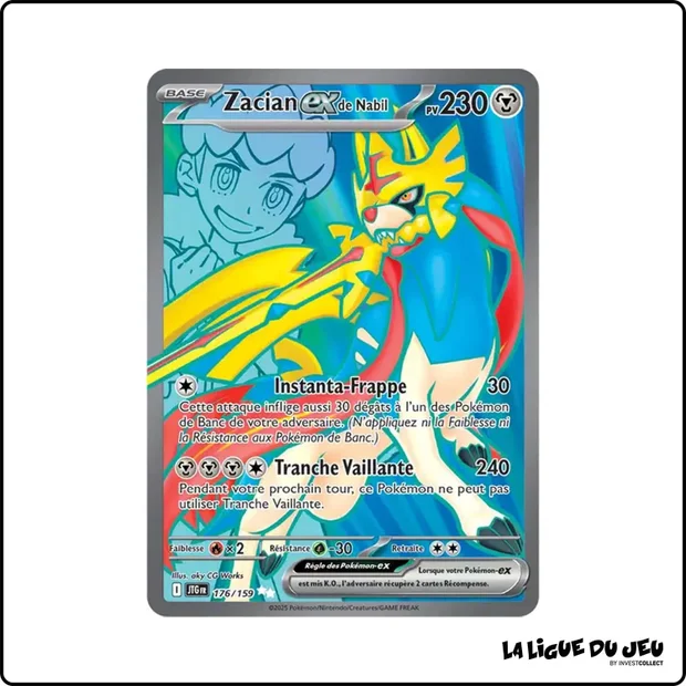 Ultra - Pokemon - Aventures Ensemble - Zacian ex de Nabil 176/159