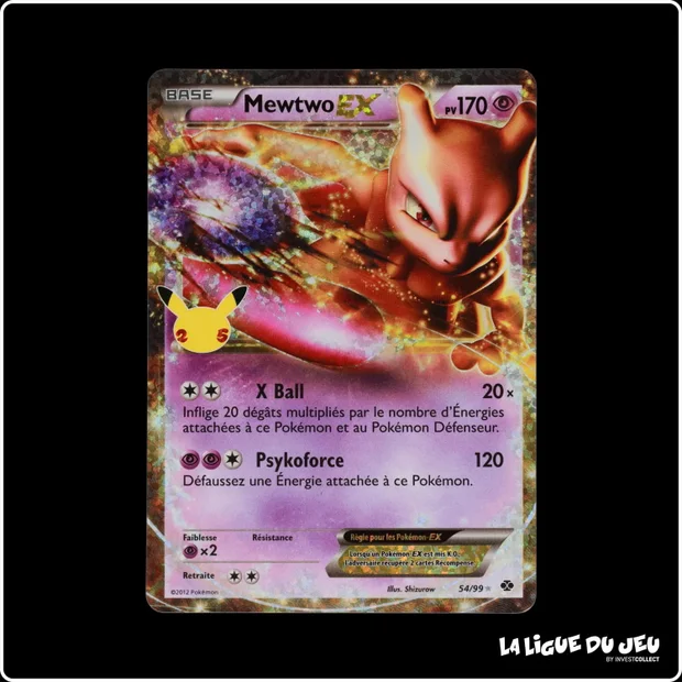 Ultra - Pokemon - Célébrations - Mewtwo EX 54/99