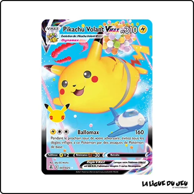Ultra - Pokemon - Célébrations - Pikachu Volant VMAX 7/25