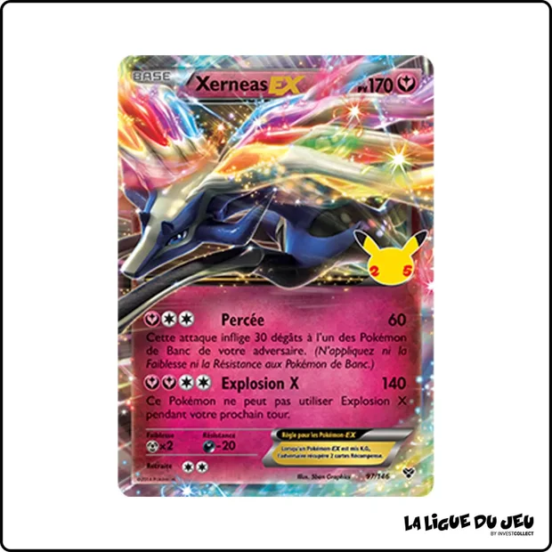 Ultra - Pokemon - Célébrations - Xerneas EX 97/146