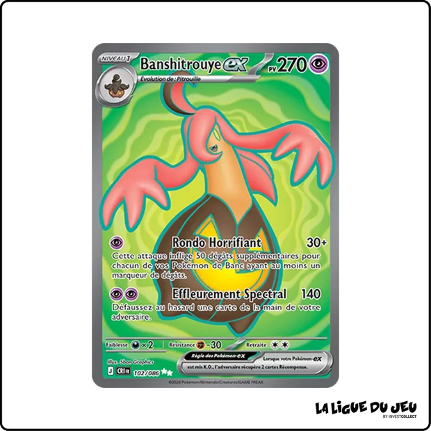 Ultra - Pokemon - Chaos Ascendant - Banshitrouye ex 102/86