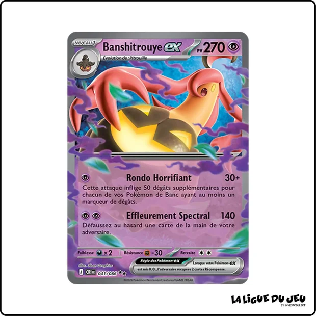 Ultra - Pokemon - Chaos Ascendant - Banshitrouye ex 41/86