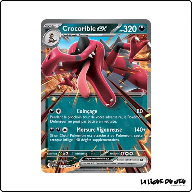 Ultra - Pokemon - Chaos Ascendant - Crocorible ex 55/86