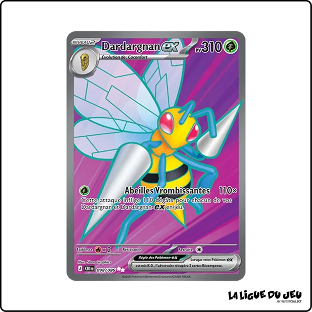 Ultra - Pokemon - Chaos Ascendant - Dardargnan ex 98/86