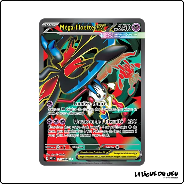 Ultra - Pokemon - Chaos Ascendant - Méga-Floette ex 101/86