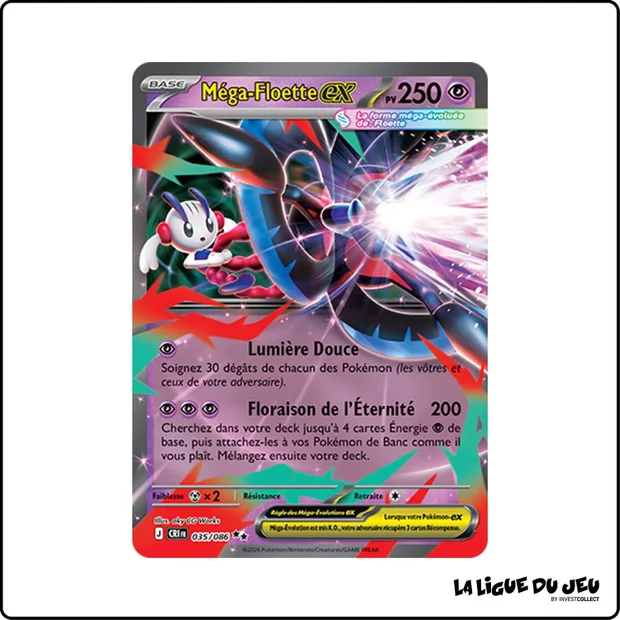 Ultra - Pokemon - Chaos Ascendant - Méga-Floette ex 35/86