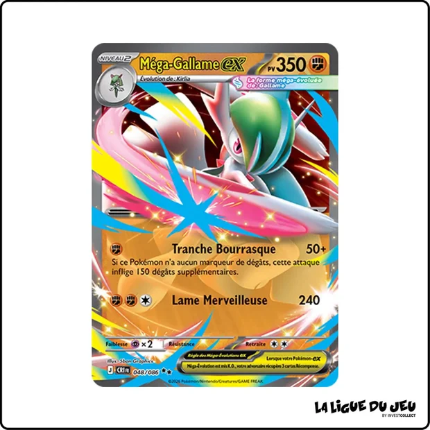 Ultra - Pokemon - Chaos Ascendant - Méga-Gallame ex 48/86